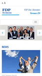 Mobile Screenshot of fdp-gossau-zh.ch